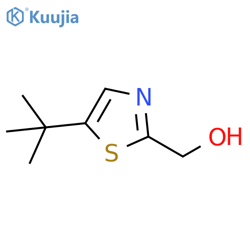 (5-tert-butyl-1,3-thiazol-2-yl)methanol structure