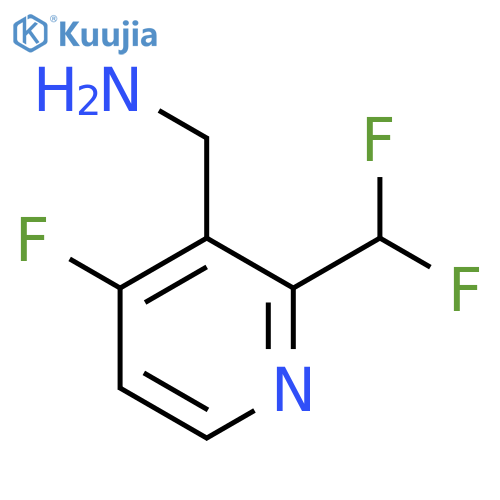 3-(Aminomethyl)-2-(difluoromethyl)-4-fluoropyridine structure