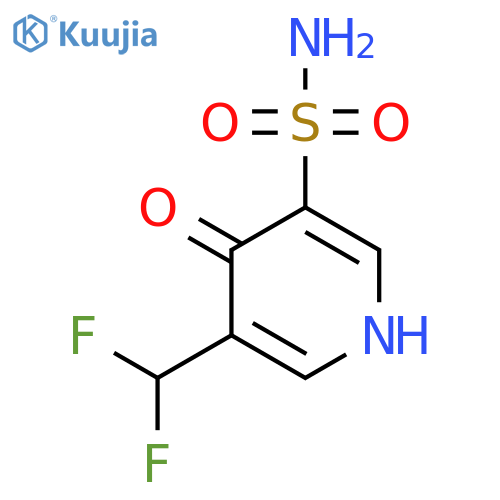 3-(Difluoromethyl)-4-hydroxypyridine-5-sulfonamide structure