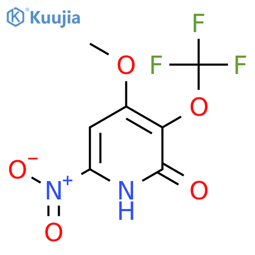 2-Hydroxy-4-methoxy-6-nitro-3-(trifluoromethoxy)pyridine structure