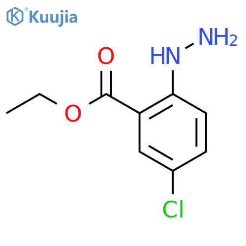 Ethyl 5-chloro-2-hydrazinylbenzoate structure