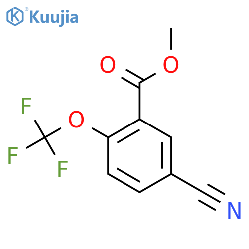 Methyl 5-cyano-2-(trifluoromethoxy)benzoate structure