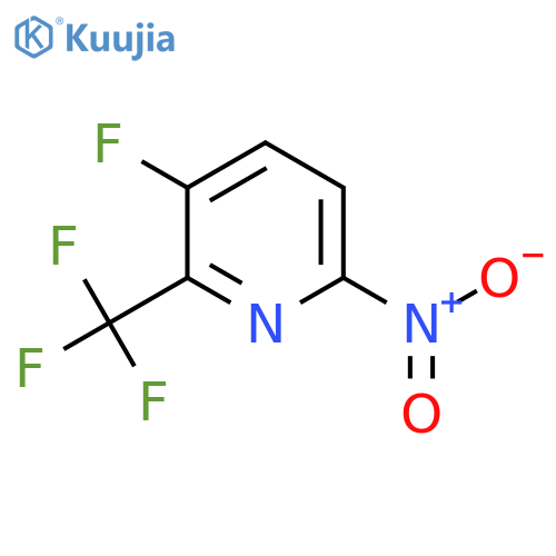 3-Fluoro-6-nitro-2-(trifluoromethyl)pyridine structure