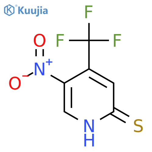 2-Mercapto-5-nitro-4-(trifluoromethyl)pyridine structure