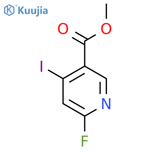 Methyl 6-fluoro-4-iodonicotinate structure