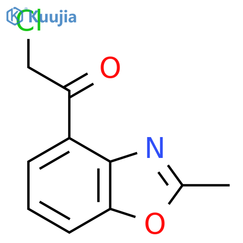 4-(2-Chloroacetyl)-2-methylbenzo[d]oxazole structure