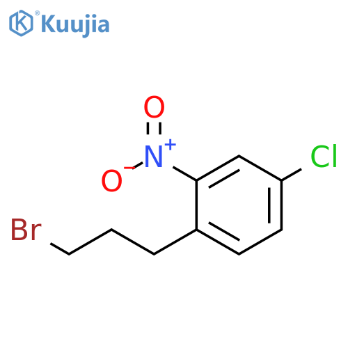 Benzene, 1-(3-bromopropyl)-4-chloro-2-nitro- structure