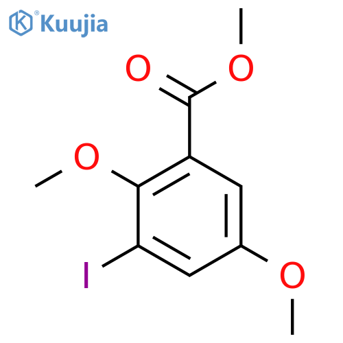 Methyl 2,5-dimethoxy-3-iodobenzoate structure