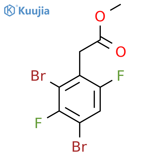 Methyl 2,4-dibromo-3,6-difluorophenylacetate structure