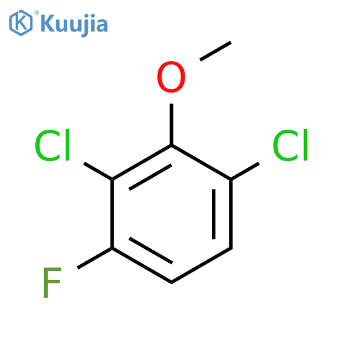 2,6-Dichloro-3-fluoroanisole structure