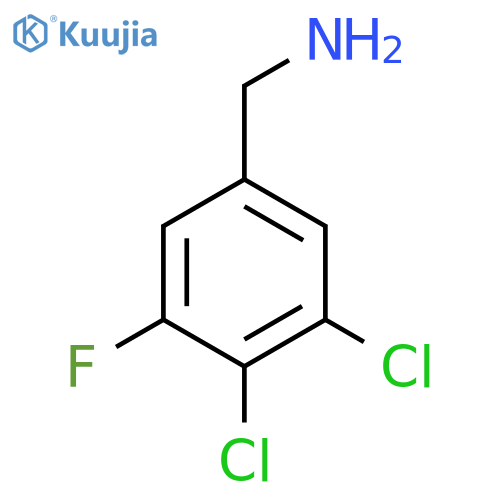 3,4-Dichloro-5-fluorobenzylamine structure