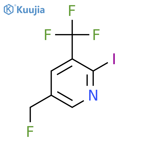 5-Fluoromethyl-2-iodo-3-(trifluoromethyl)pyridine structure