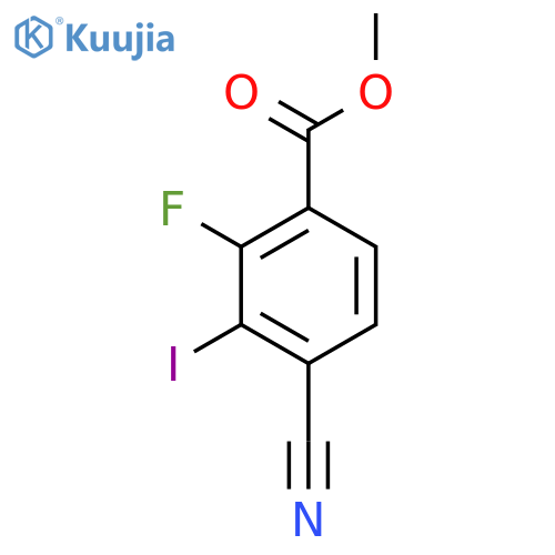 Methyl 4-cyano-2-fluoro-3-iodobenzoate structure