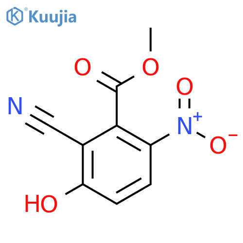 Methyl 2-cyano-3-hydroxy-6-nitrobenzoate structure