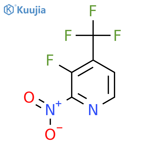 3-Fluoro-2-nitro-4-(trifluoromethyl)pyridine structure