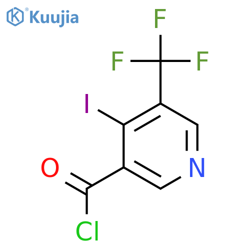 4-Iodo-3-(trifluoromethyl)pyridine-5-carbonyl chloride structure