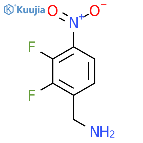 2,3-Difluoro-4-nitrobenzylamine structure