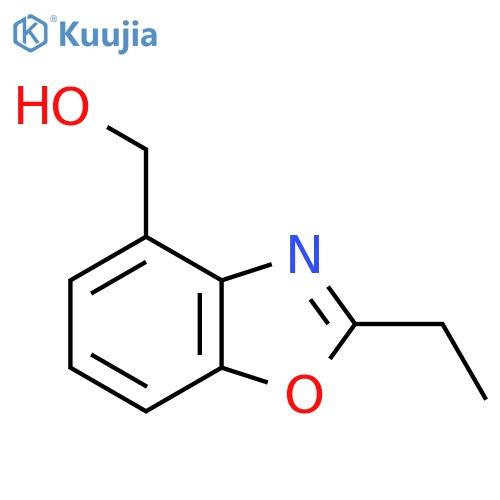 2-Ethylbenzo[d]oxazole-4-methanol structure