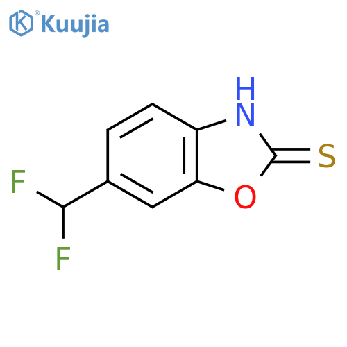 6-(Difluoromethyl)-2-mercaptobenzo[d]oxazole structure