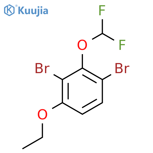 1,3-Dibromo-2-difluoromethoxy-4-ethoxybenzene structure