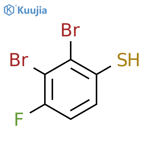 2,3-Dibromo-4-fluorothiophenol structure
