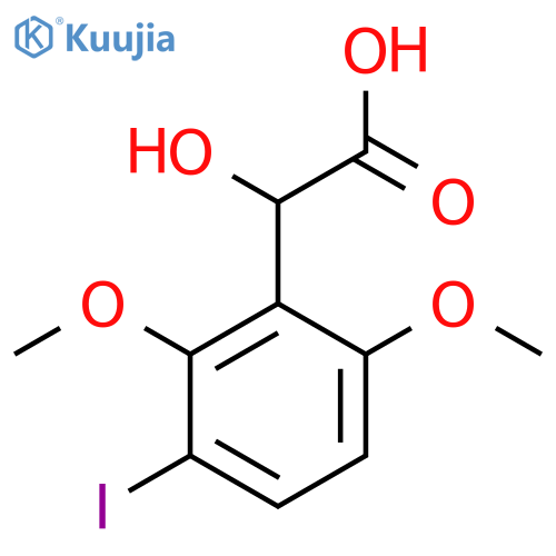 2,6-Dimethoxy-3-iodomandelic acid structure