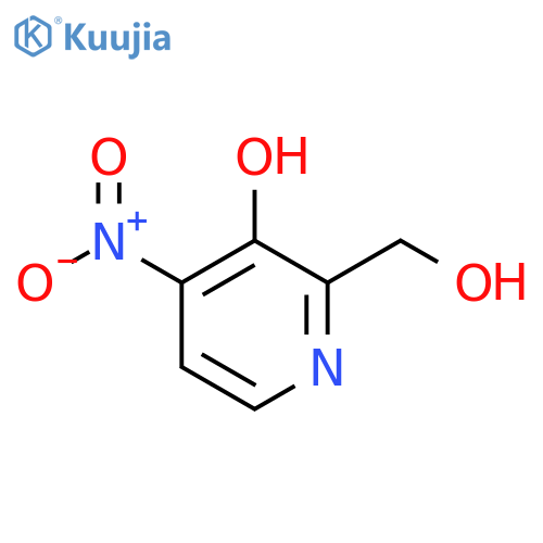 3-Hydroxy-4-nitropyridine-2-methanol structure