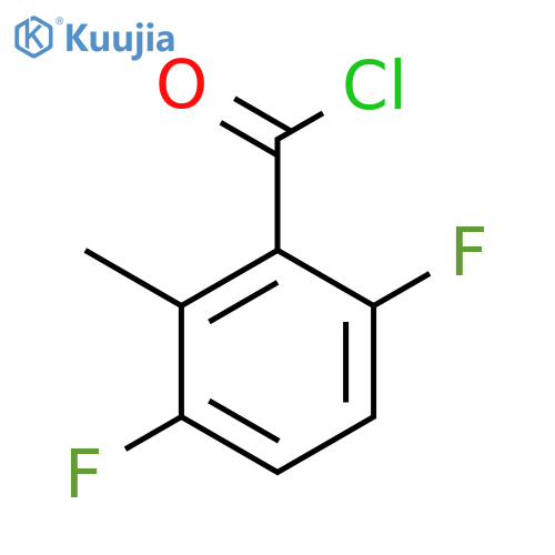 3,6-Difluoro-2-methylbenzoyl chloride structure
