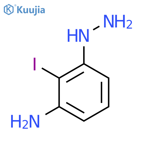 3-Amino-2-iodophenylhydrazine structure