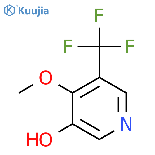 3-Hydroxy-4-methoxy-5-(trifluoromethyl)pyridine structure