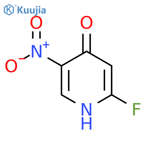 2-Fluoro-5-nitropyridin-4-ol structure