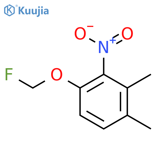 1,2-Dimethyl-4-fluoromethoxy-3-nitrobenzene structure