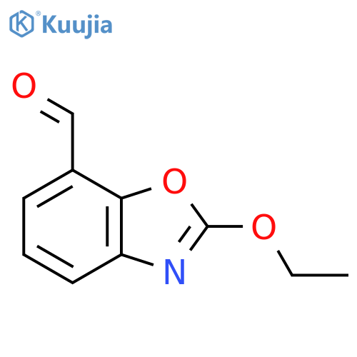 2-Ethoxybenzo[d]oxazole-7-carboxaldehyde structure