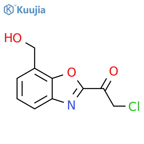 2-(2-Chloroacetyl)benzo[d]oxazole-7-methanol structure