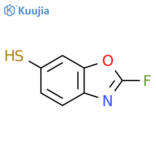 2-Fluoro-6-mercaptobenzo[d]oxazole structure