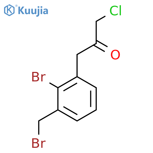 1-(2-Bromo-3-(bromomethyl)phenyl)-3-chloropropan-2-one structure