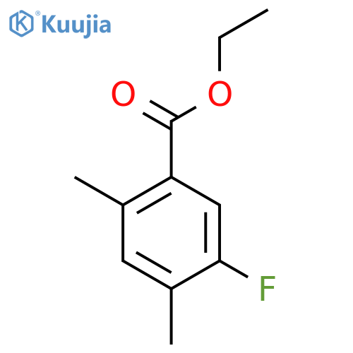 Ethyl 2,4-dimethyl-5-fluorobenzoate structure