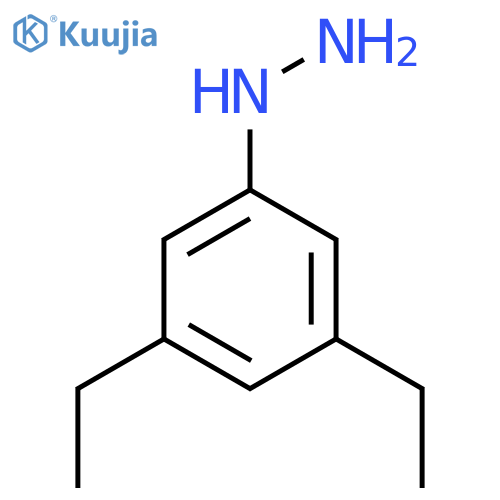 3,5-Diethylphenylhydrazine structure