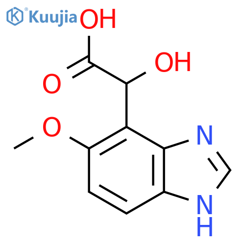 2-(5-Methoxy-1H-benzo[d]imidazol-4-yl)-2-hydroxyacetic acid structure