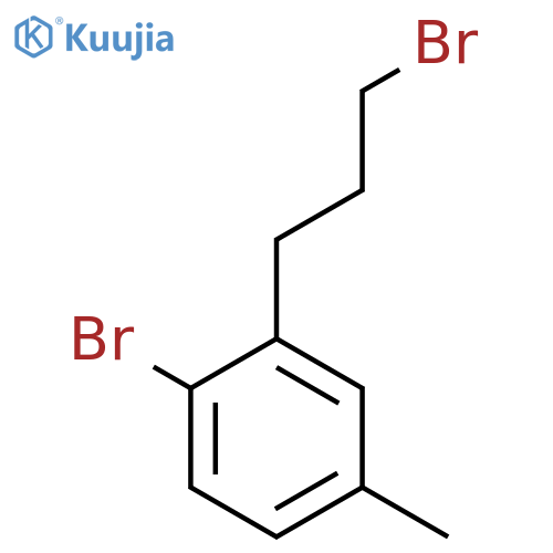 4-Bromo-3-(3-bromopropyl)toluene structure
