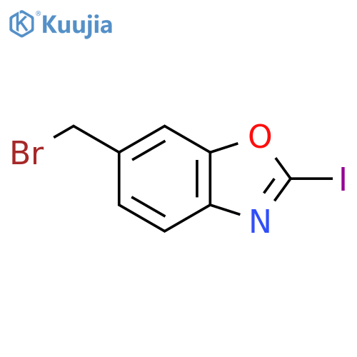 6-(Bromomethyl)-2-iodobenzo[d]oxazole structure