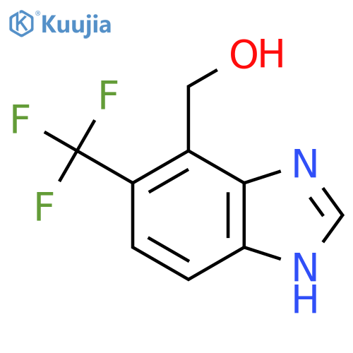 4-Hydroxymethyl-5-trifluoromethyl-1H-benzimidazole structure