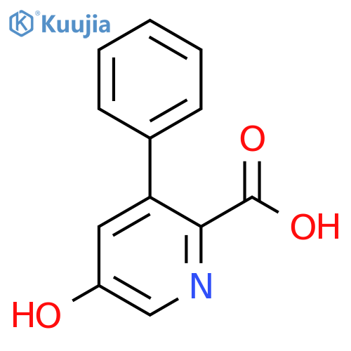 5-Hydroxy-3-phenylpicolinic acid structure