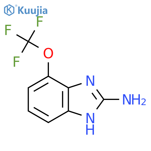 2-Amino-7-trifluoromethoxy-1H-benzimidazole structure