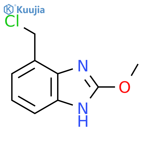 7-Chloromethyl-2-methoxy-1H-benzimidazole structure