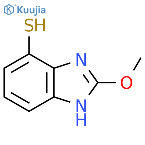 7-Mercapto-2-methoxy-1H-benzimidazole structure