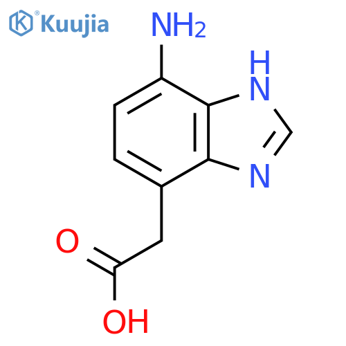 7-Amino-1H-benzimidazole-4-acetic acid structure