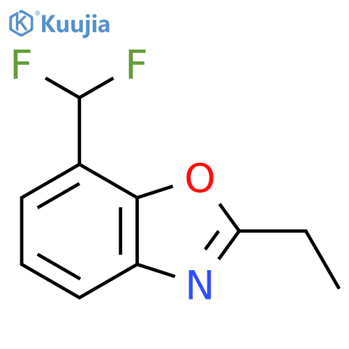 7-(Difluoromethyl)-2-ethylbenzo[d]oxazole structure