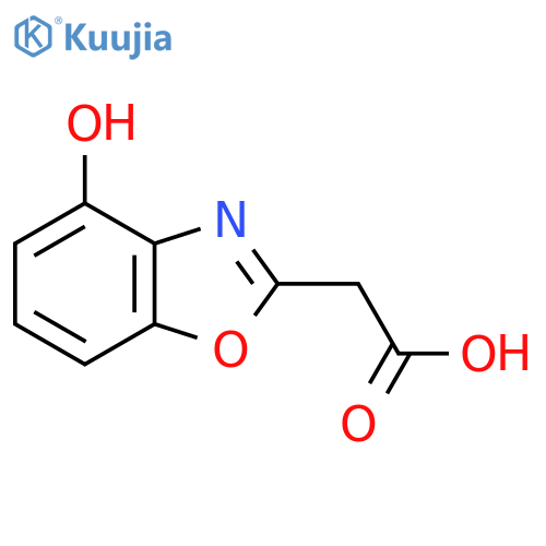 4-Hydroxybenzo[d]oxazole-2-acetic acid structure