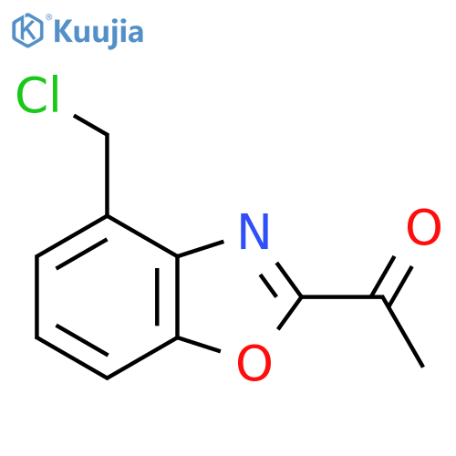 1-(4-(Chloromethyl)benzo[d]oxazol-2-yl)ethanone structure